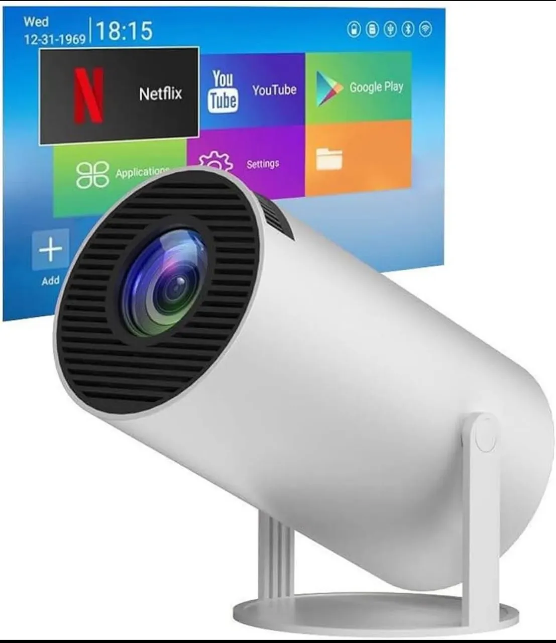 Projetor smart Android 130 polegadas