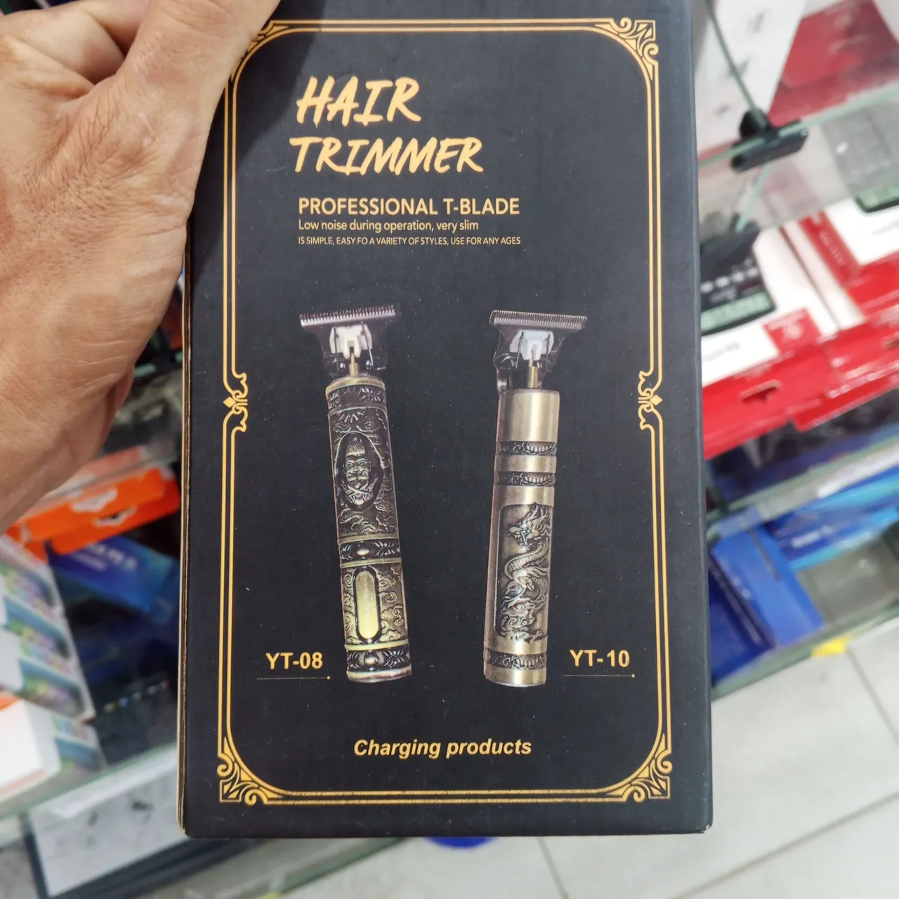 Máquina de Cortar Cabelo Profissional T-Blade