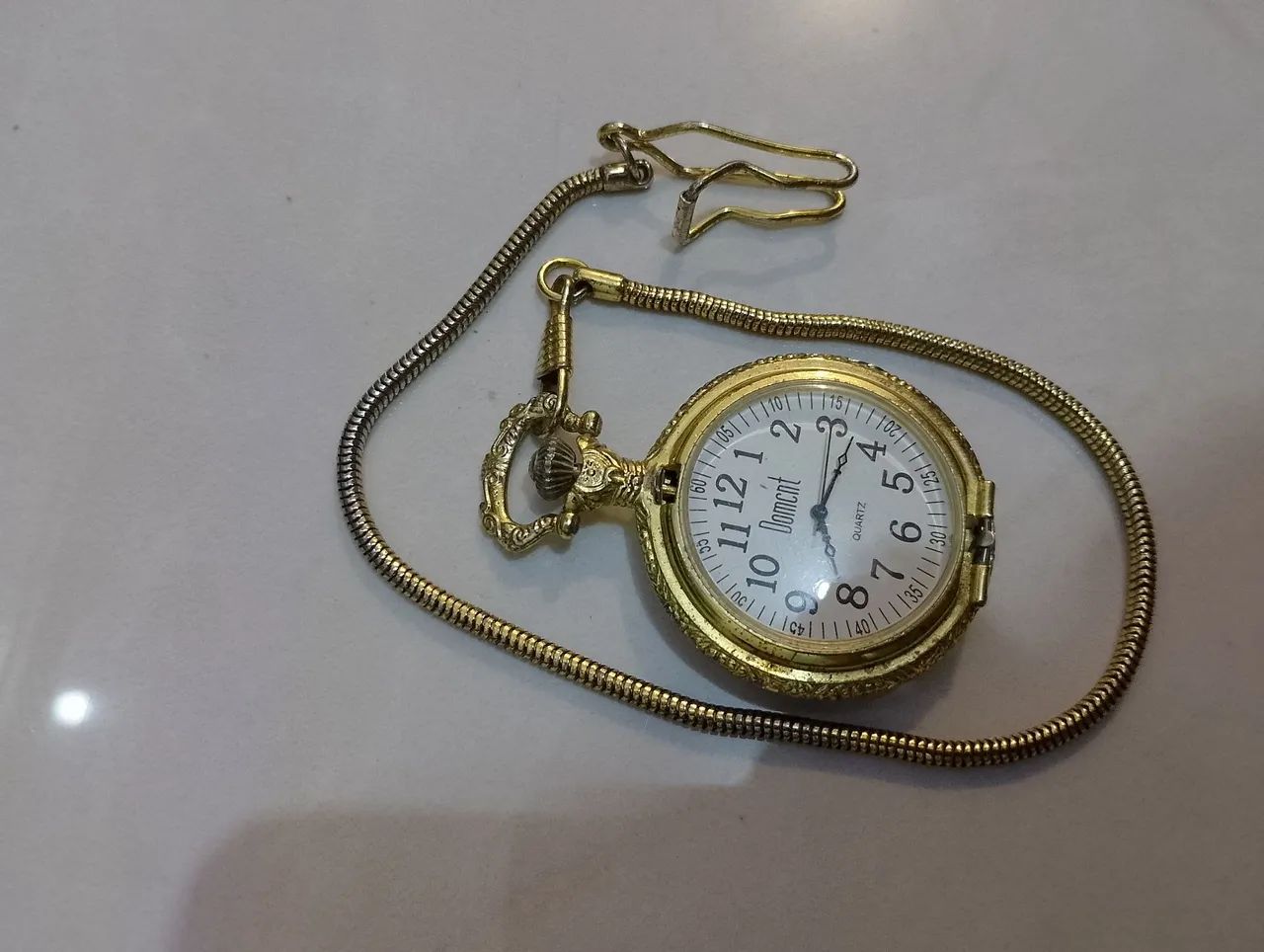 Relógio de bolso Domcnt Quartz vintage