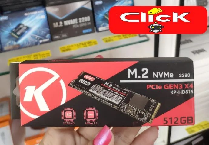 Ssd/hd M.2 Nvme 2280 Knup Kp-hd815 512gb Alta Performance Cor Preto - Foto 3
