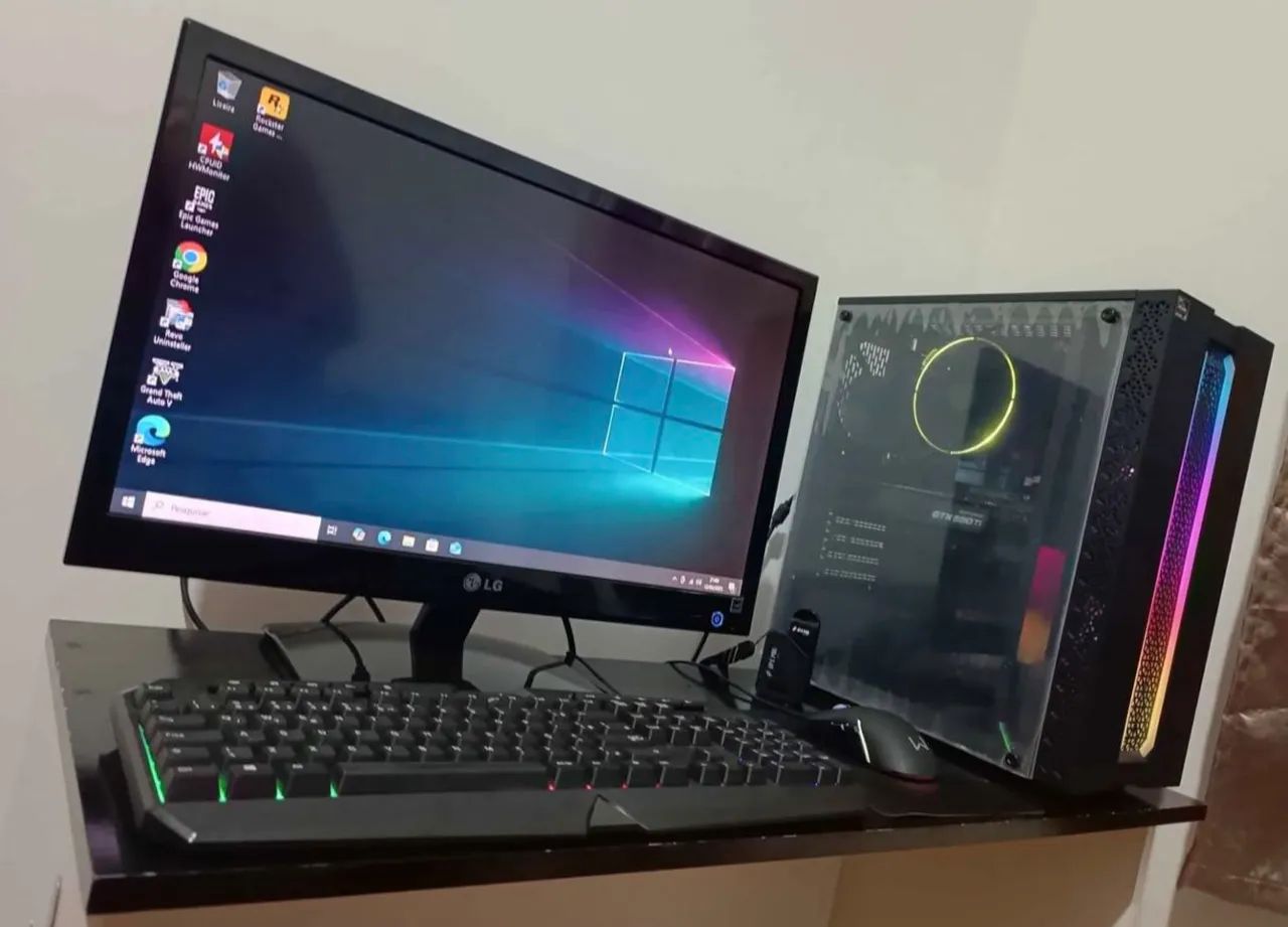 Pc Gamer de Entrada pra jogar GTA V