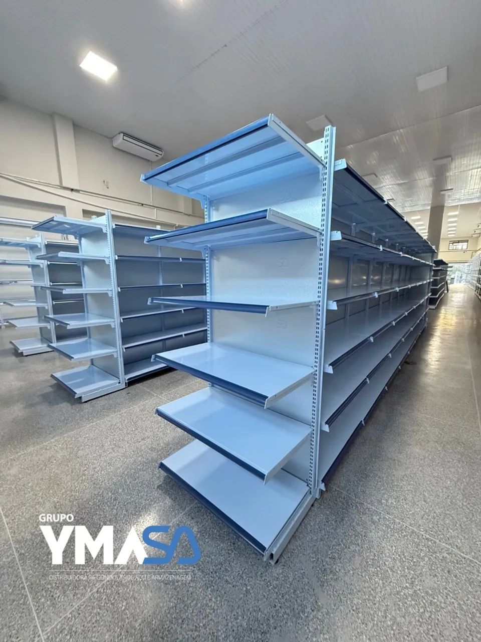 Gôndolas de Aço Para Lojas (novas)