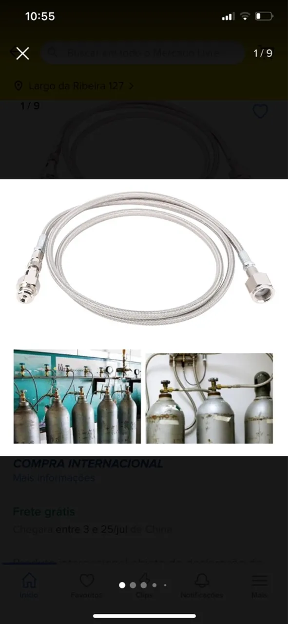 Mangueira alta pressão CO2