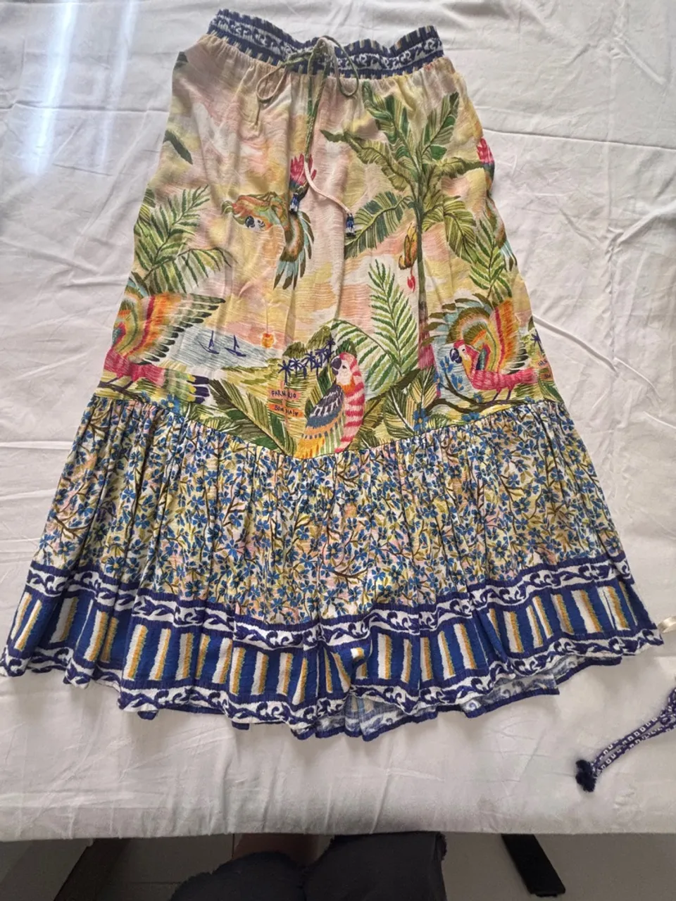 Saia Longa Estampada Tropical - FARM Rio