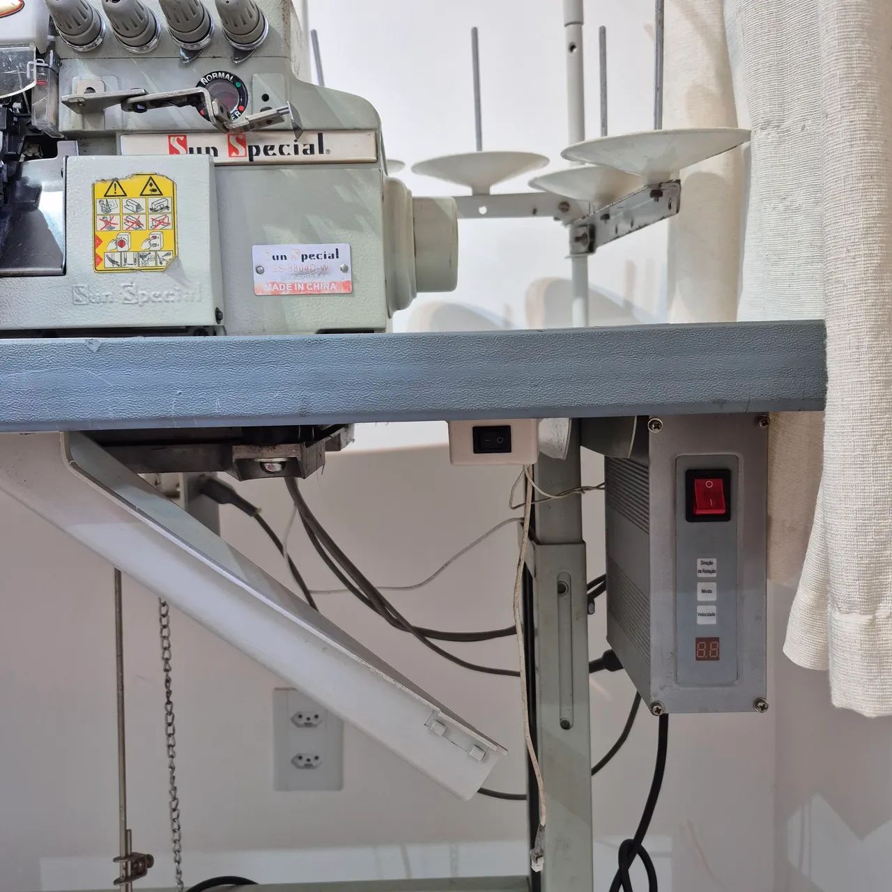 Máquina de Costura Industrial Ponto Cadeia Sun Special - Foto 3