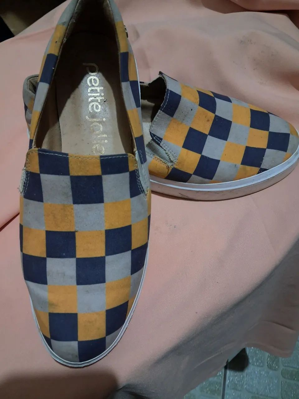 Tênis Slip On Xadrez Colorido - Foto 2
