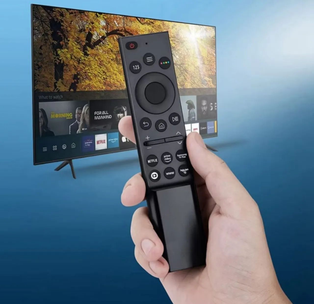 Controle Remoto Para Tv Samsung Smartv 4k 8K + pilhas - Foto 4
