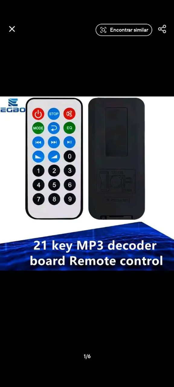 Controle para placa mp3440255009690767360