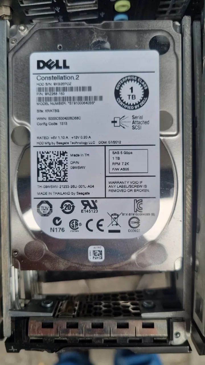  hd 1tb sas 7.2k dp/n09w5wv