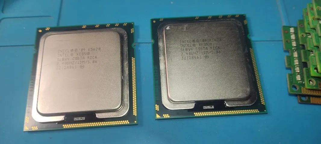 Kit Xeon E5620 + Memorias PC3L (DDR3) ECC + PCI-E Network Card