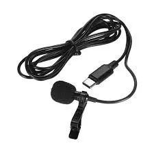 Microfone de lapela Tipo C para Celular PC Vídeo Conferência Youtube - Foto 3