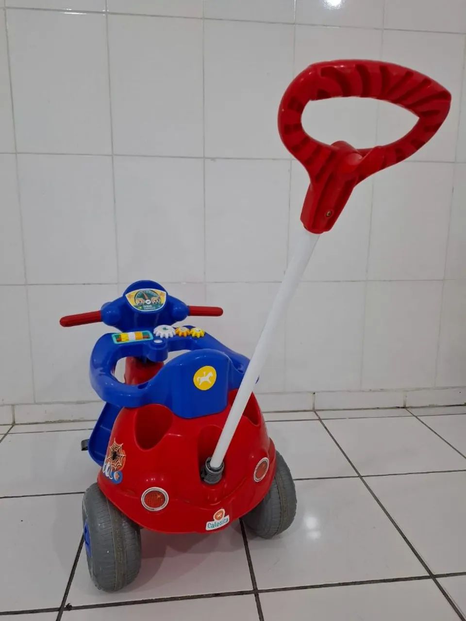 Triciclo Infantil com Haste de Direção - Foto 3