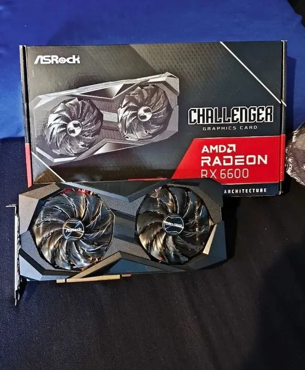 Placa de Vídeo ASRock Radeon RX 6600 Challenger D, 8GB, GDDR6, 128-Bit - Semi-nova