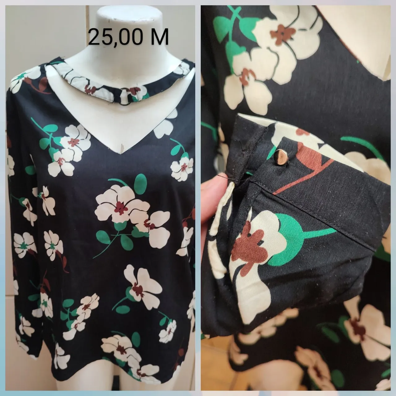 Blusa floral elegante