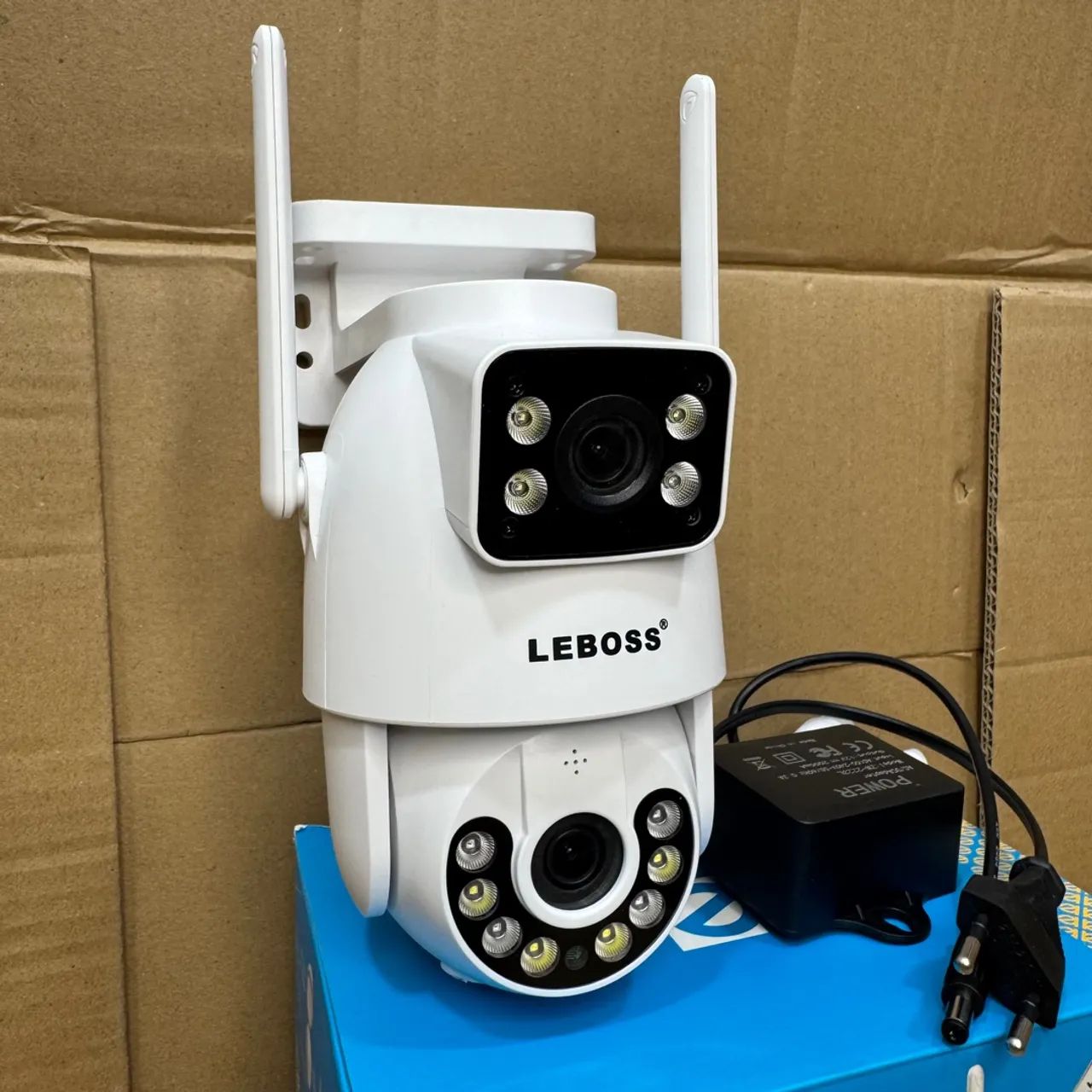 Câmera de Segurança Wi-Fi - Full HD 1080P Lente Dupla