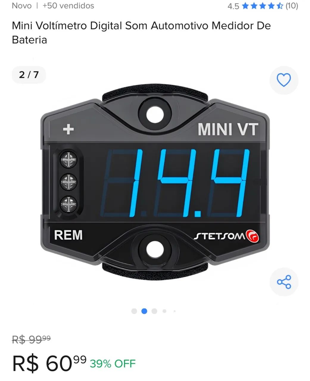 Voltimetro pra som automotivo? - Foto 2