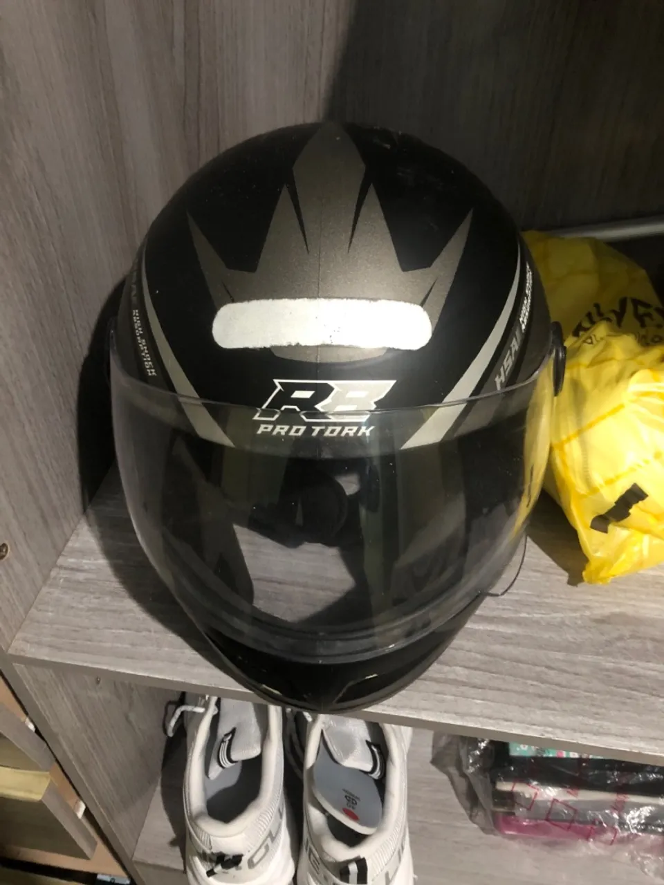 Capacete conservado
