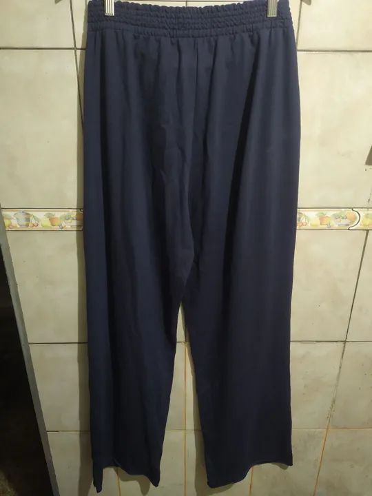 Calça de Moletom Azul - whalsa - Foto 3