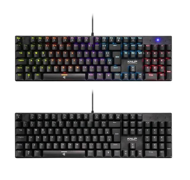 Teclado Gamer Mecânico Switch Blue  knup - Foto 3