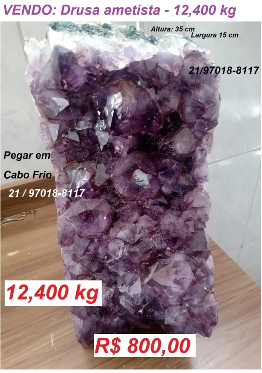 Drusa Ametista bruta