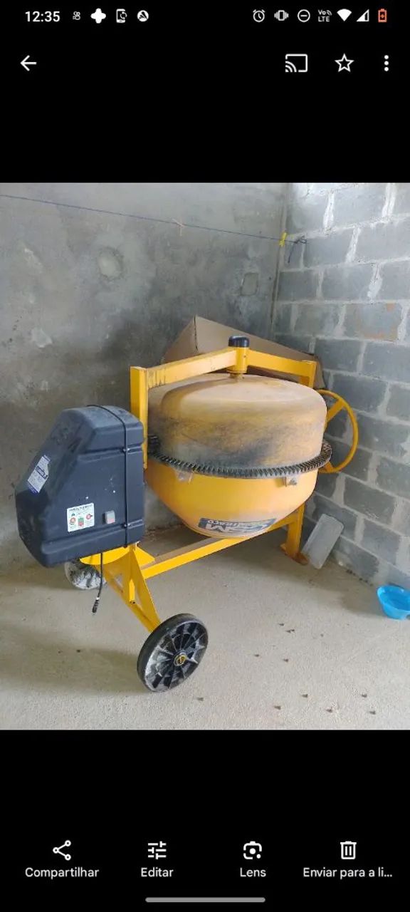 Betoneira profissional