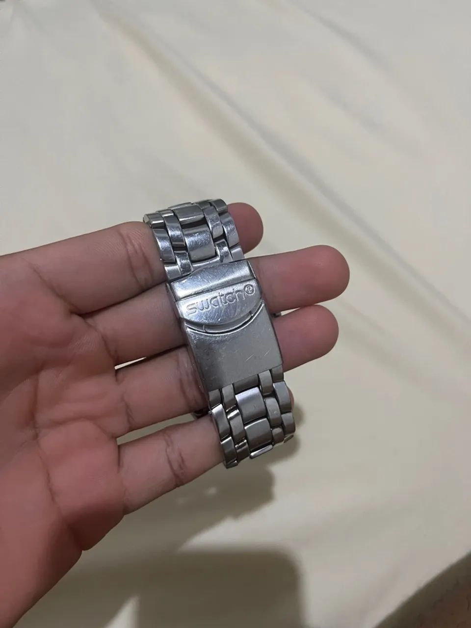  Swatch série prata cara preta  - Foto 4