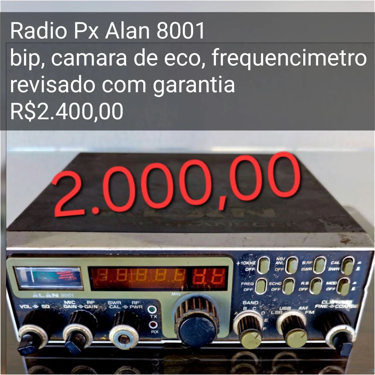 Radio px Alan 8001