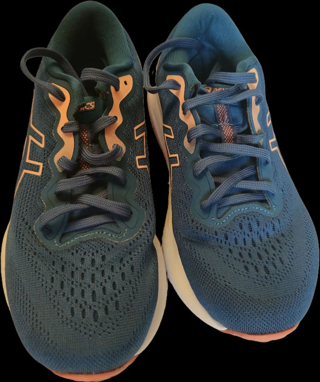 Tênis Asics para corrida - Azul e Rosa