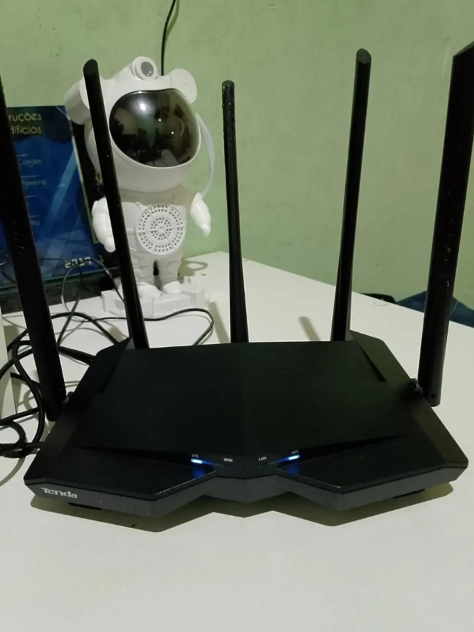 Roteador Tenda Ac7 Ac1200 5 antenas Dual Band 5Ghz e 2.4Ghz bivolt - Foto 2