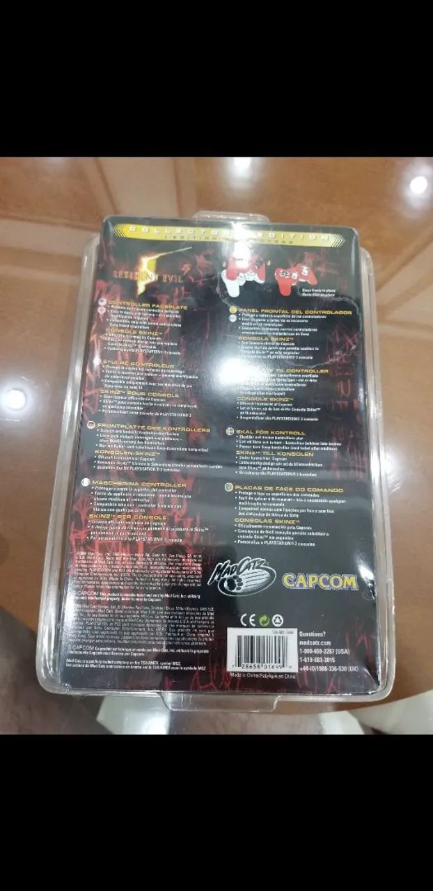 Faceplate Resident Evil para controle e console - PS3 - Foto 2