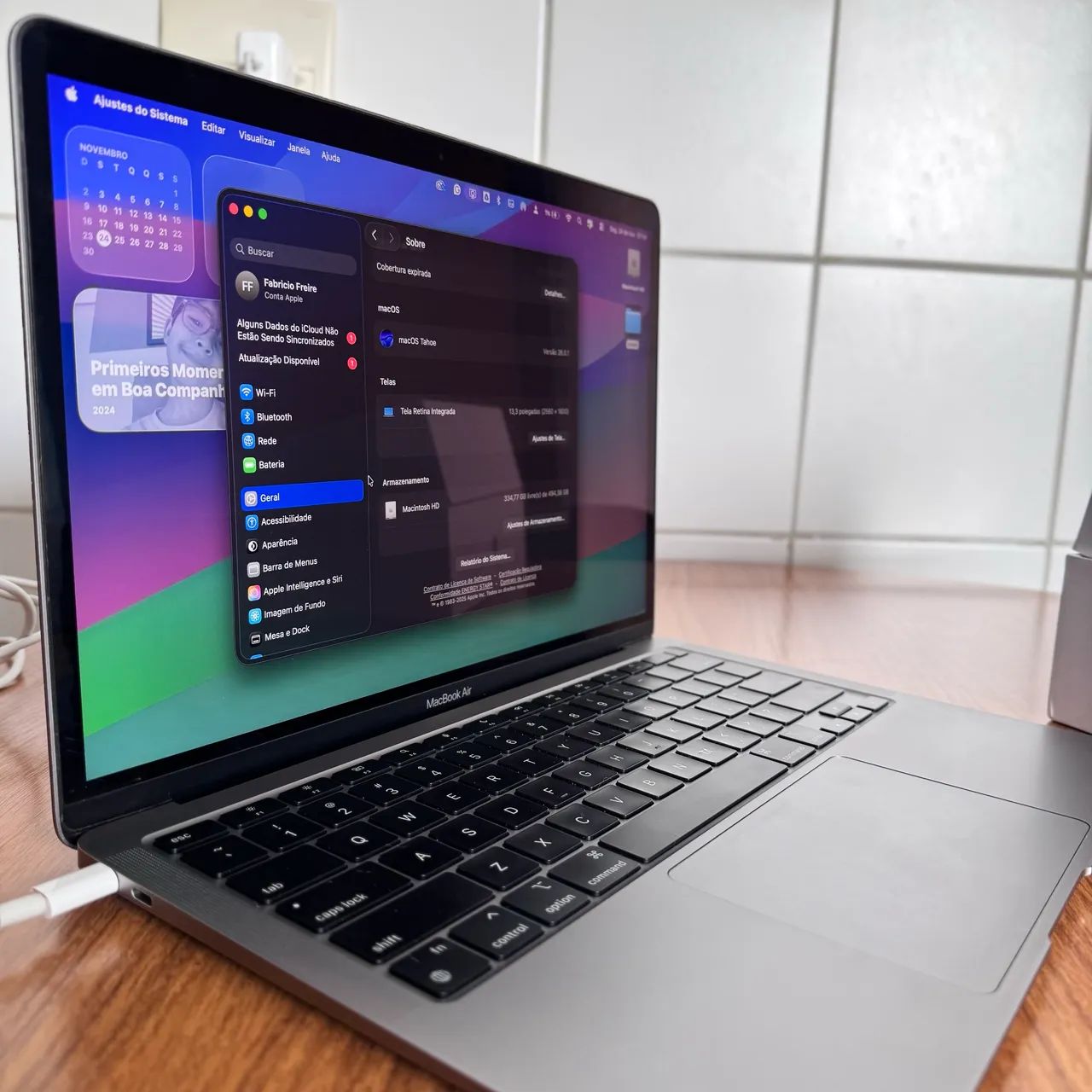 MacBook Air M1 - 8GB - 512GB SSD Impecável Com Caixa - Notebooks