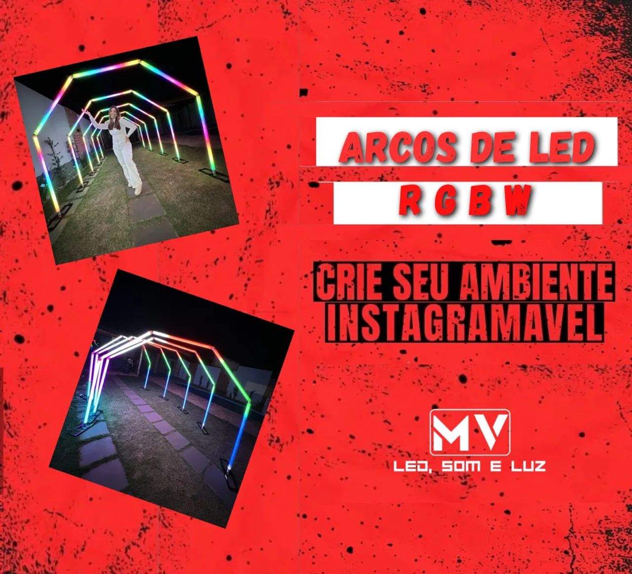 Túnel infinity e arcos de led  - Foto 2