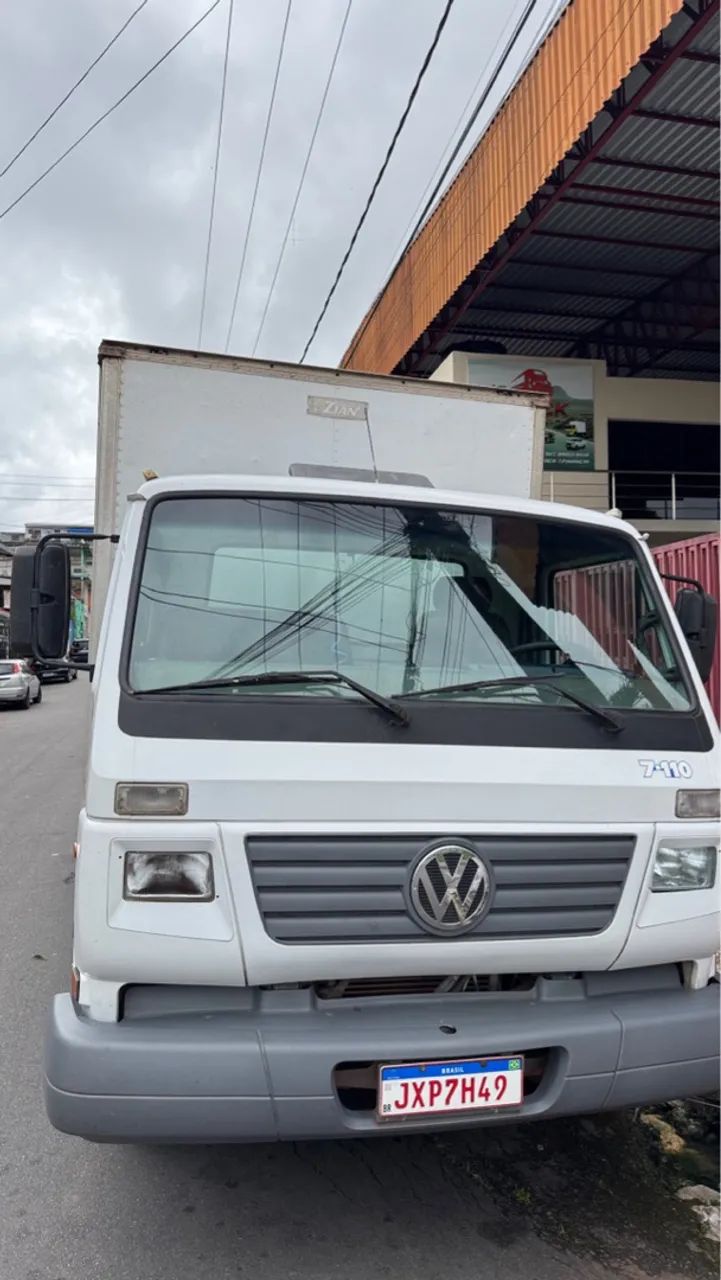 Caminhão Baú Volkswagen 7-110 Motor MWM - Foto 3