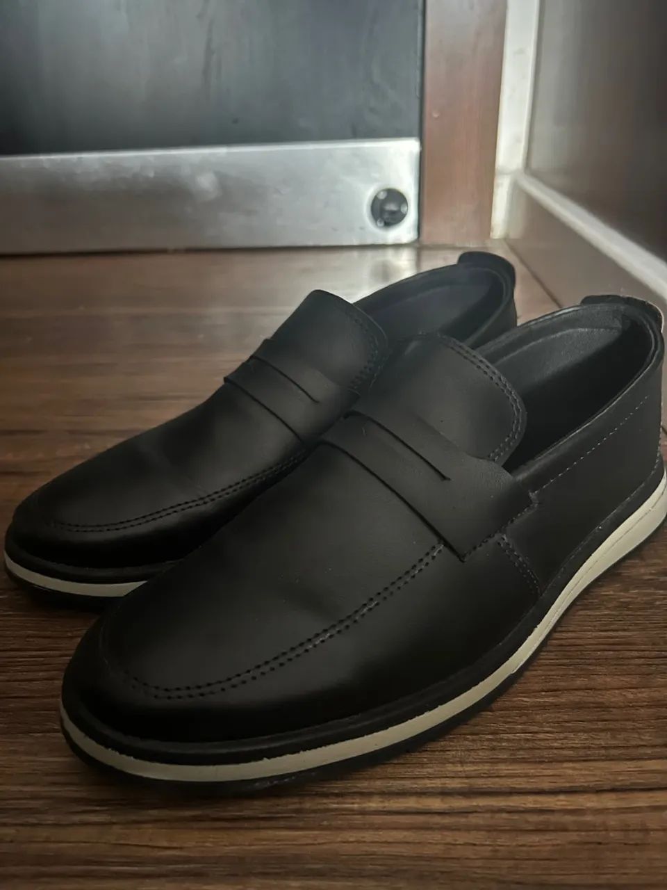 Mocassim Couro legítimo 