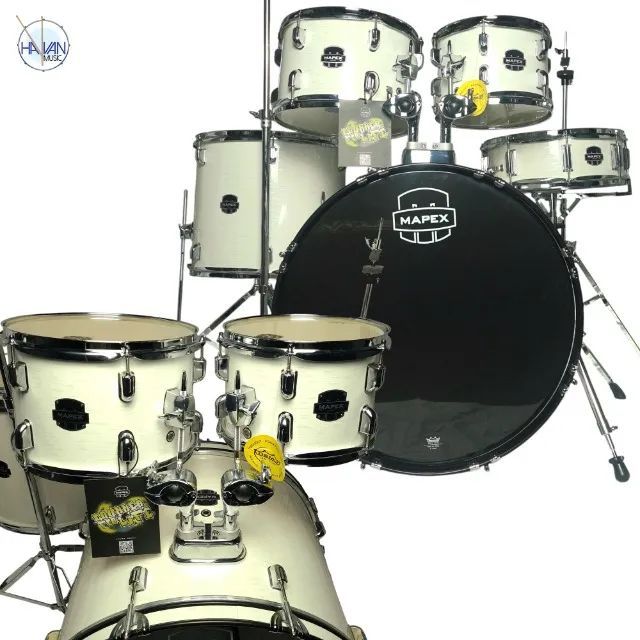Bateria Acústica Mapex Comet White Thin - Nova / Envio / Parcelo