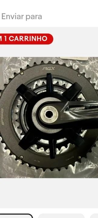 Vendo este pé de vela v_Drive FSA BB30 _175mm  elevação 22/32/44 - Foto 3