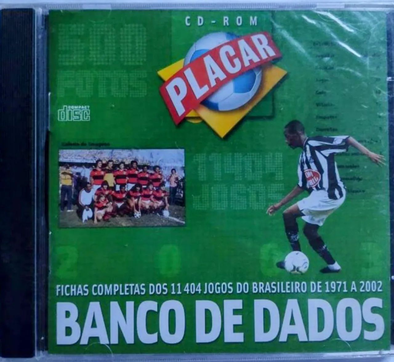 CD-ROM - Banco de Dados Genial Brasileirão 71-2002 - 11404 Jogos