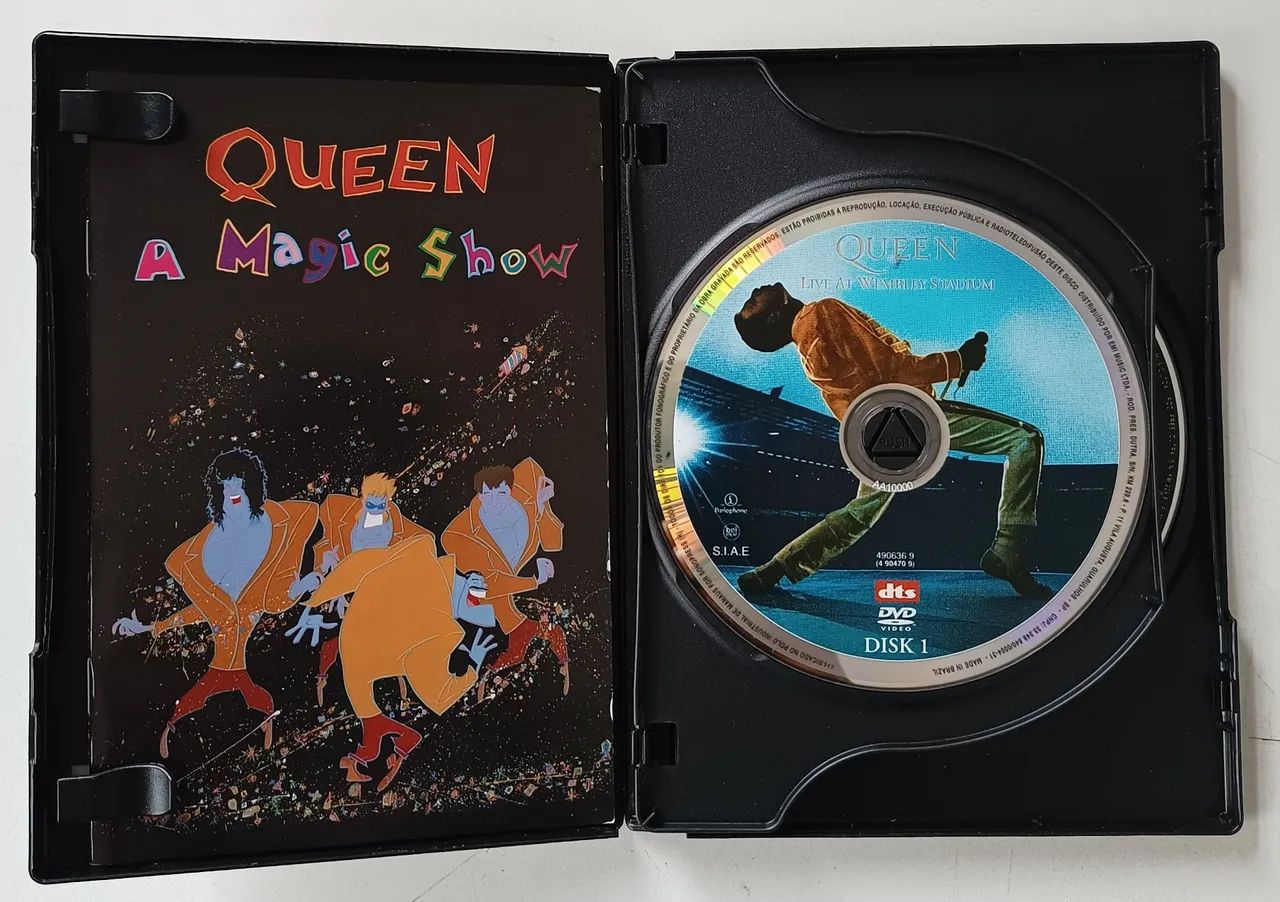 Dvd banda Queen Wembley stadium Duplo  - Foto 3