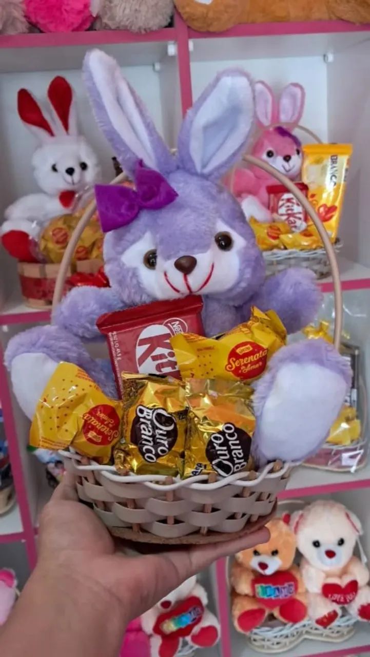 Cesta de Chocolate para a pascoa - Foto 3
