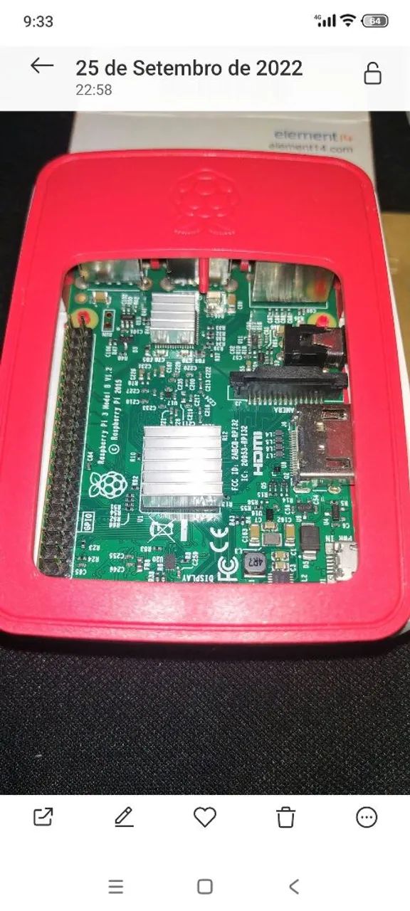 Kit Raspberry Pi 3 Model B original -SD 64g com sistema de jogos  - Foto 2