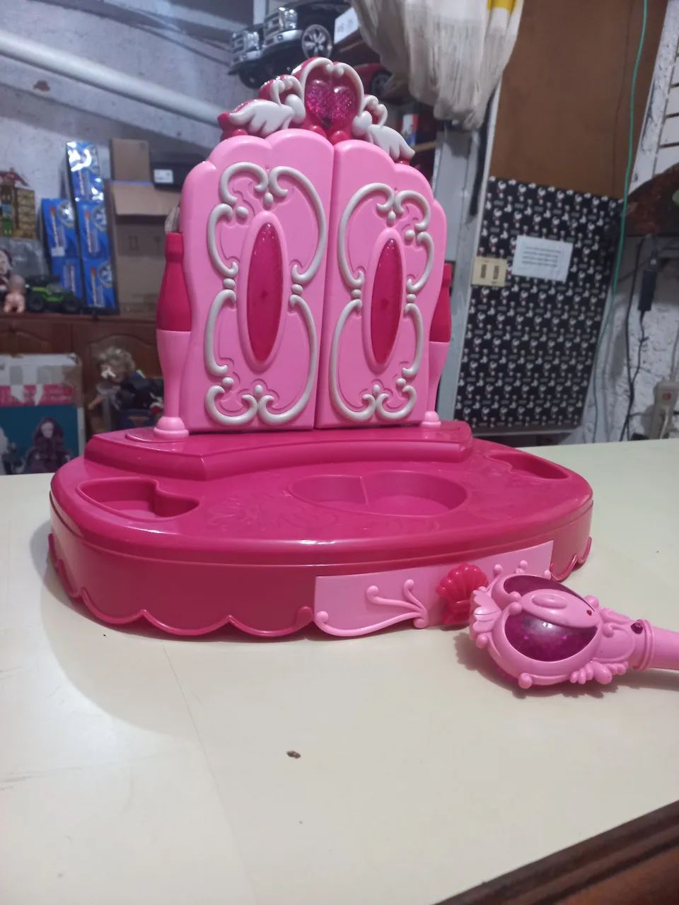 Brinquedo penteadeira de princesa funcionando  - Foto 4