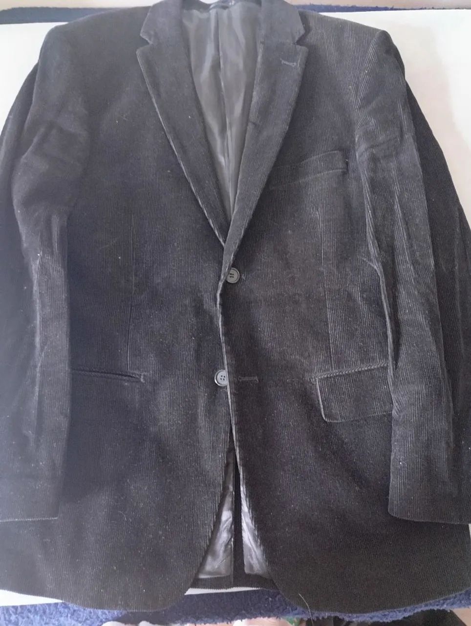 Blazer masculino de veludo 