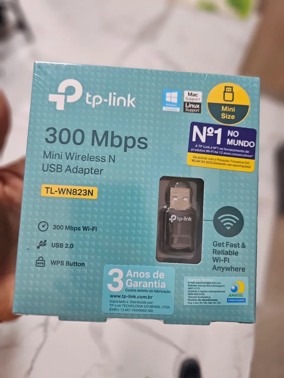 Adaptador Wi-Fi USB TP-Link 300 Mbps TL-WN823N