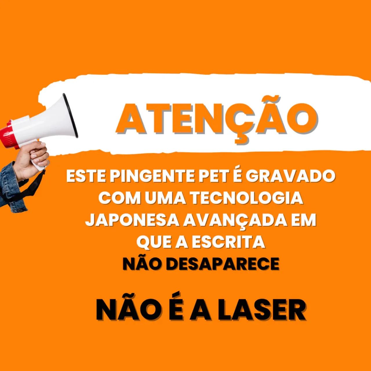 Pingente para Cachorro com Gravação Personalizada - Foto 3