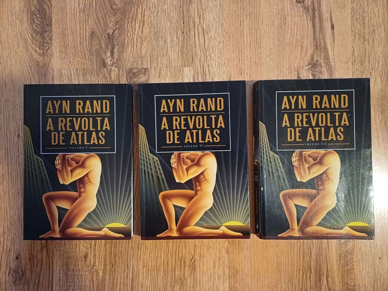 A Revolta de Atlas, Ayn Rand - 3 Volumes