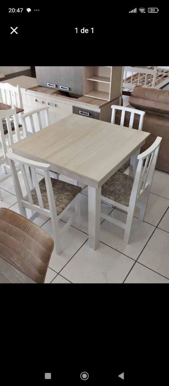 Mesa 4 cadeiras disponíveis  - Foto 3