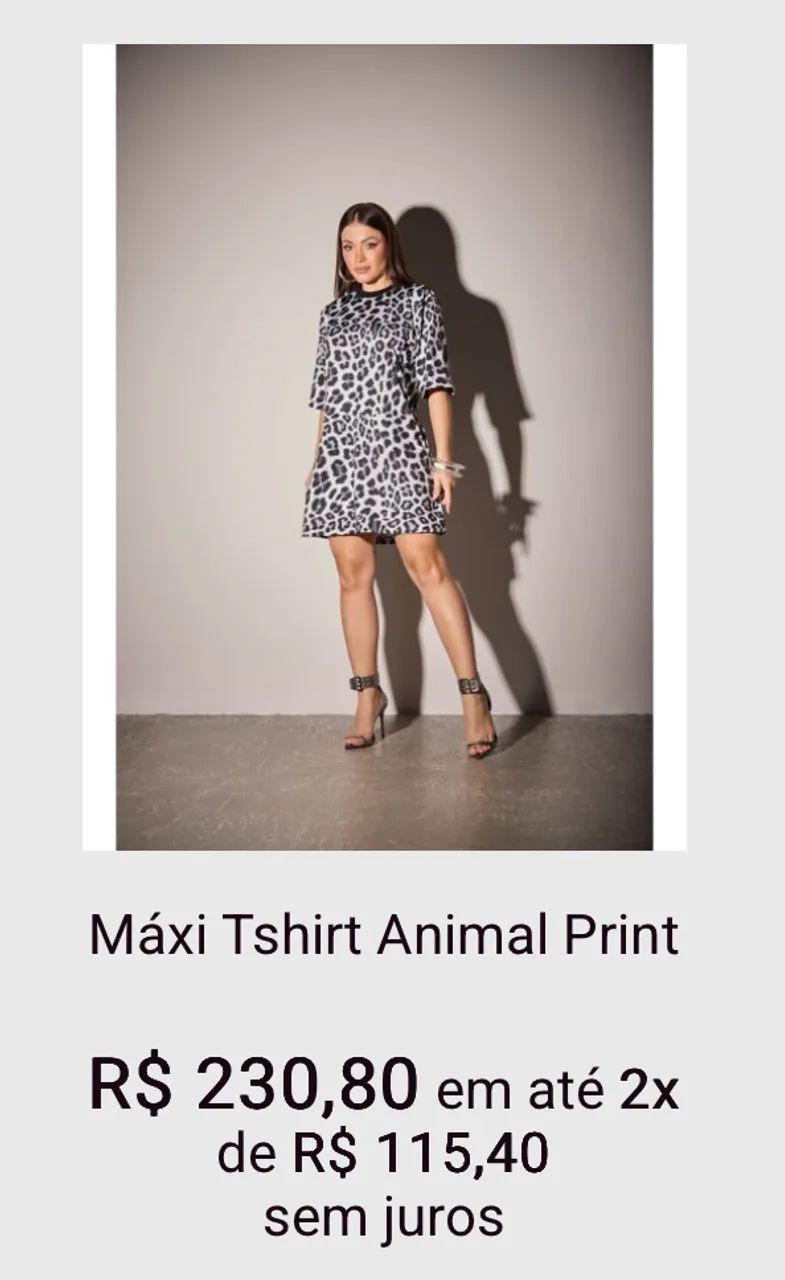 Max T-shirt animal print  - Foto 3