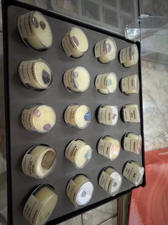 Pedras preciosas coleção 