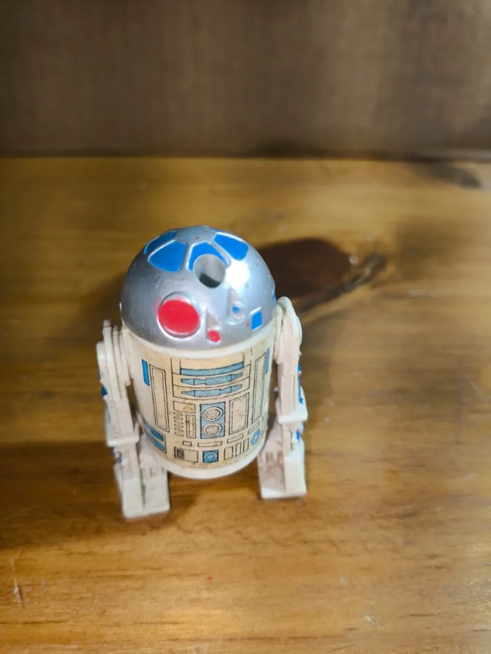 Boneco R2D2 Glasslite anos 80 - Foto 3