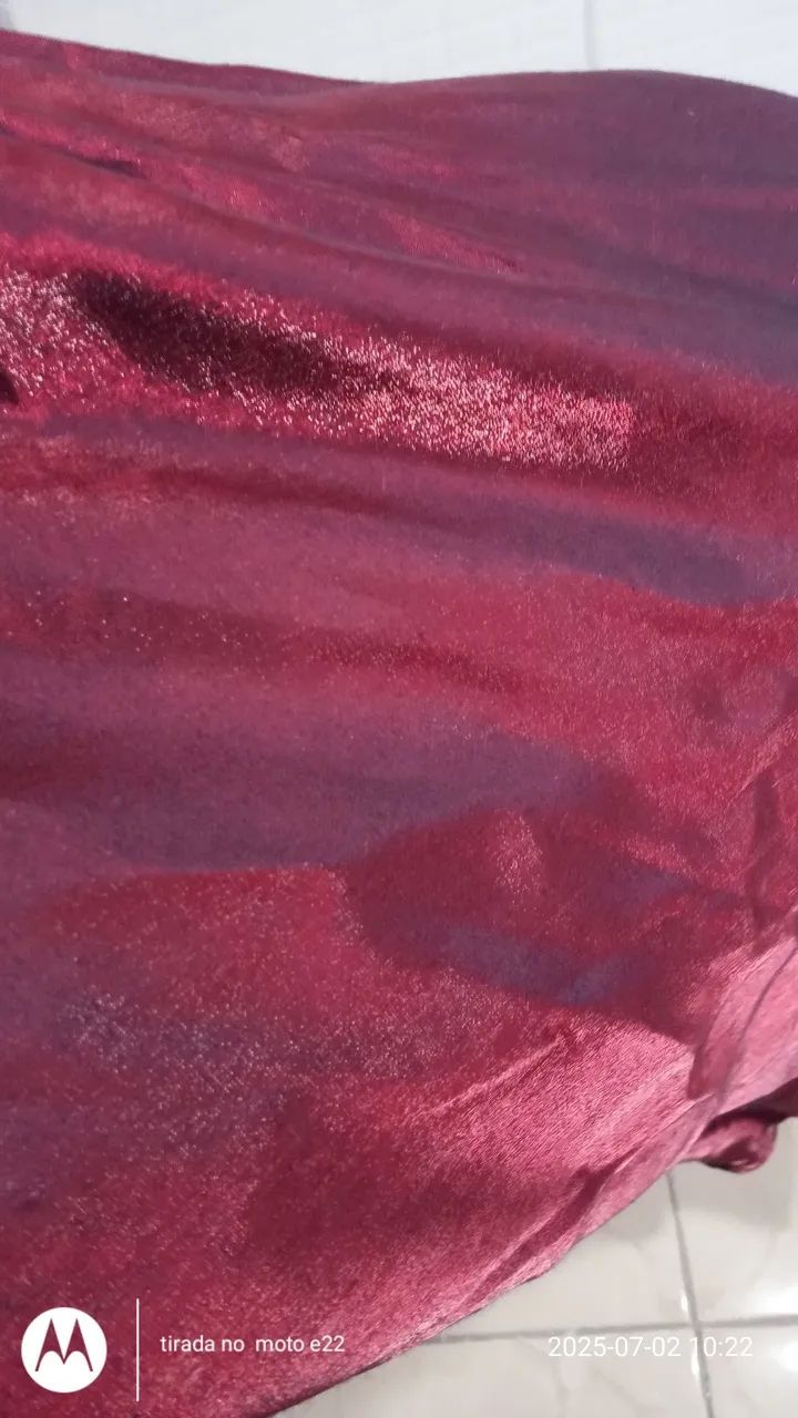 Vestido Longo Marsala Elegante - Foto 4